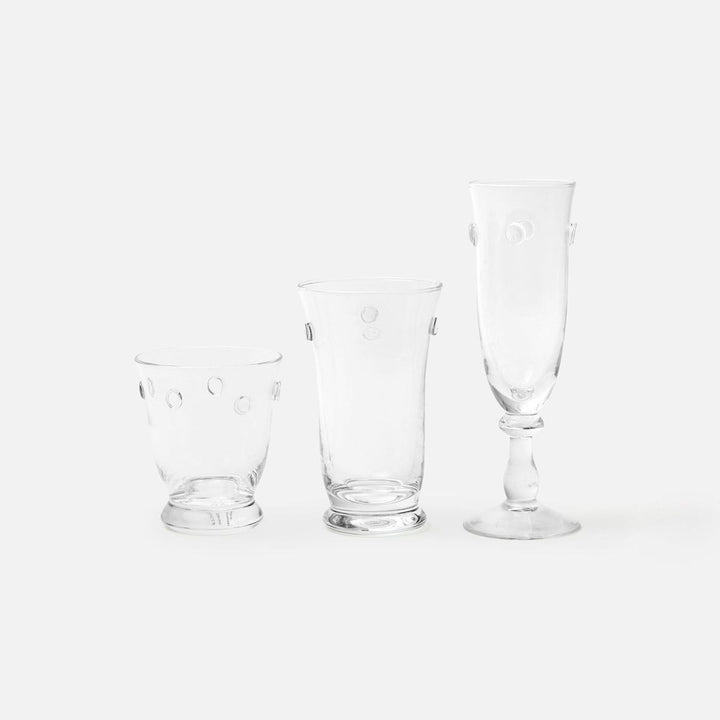 Lucia Clear Champagne Flute Glass Hand Blown Pack/6