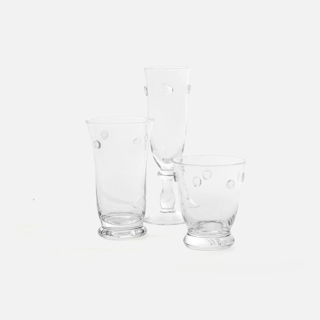 Lucia Clear Tumbler Glass Hand Blown Pack/6