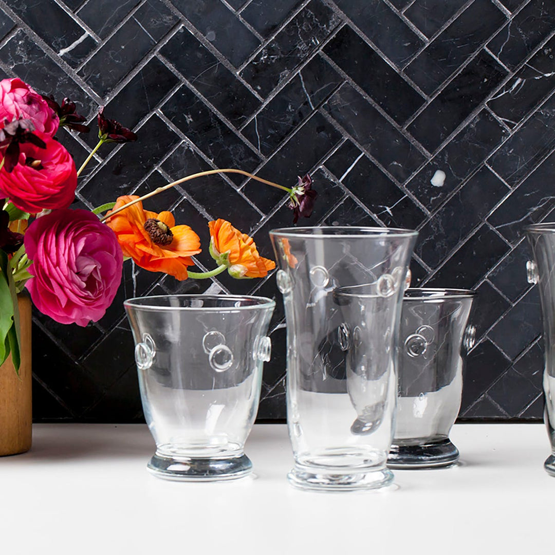 Lucia Clear Tumbler Glass Hand Blown Pack/6