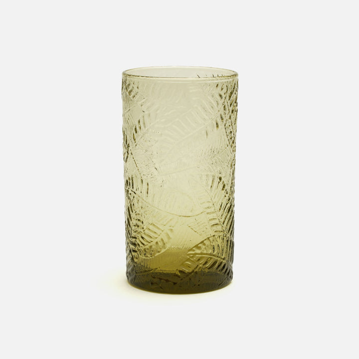 Peyton Sage Green Highball Glass Hand Blown Pack/6