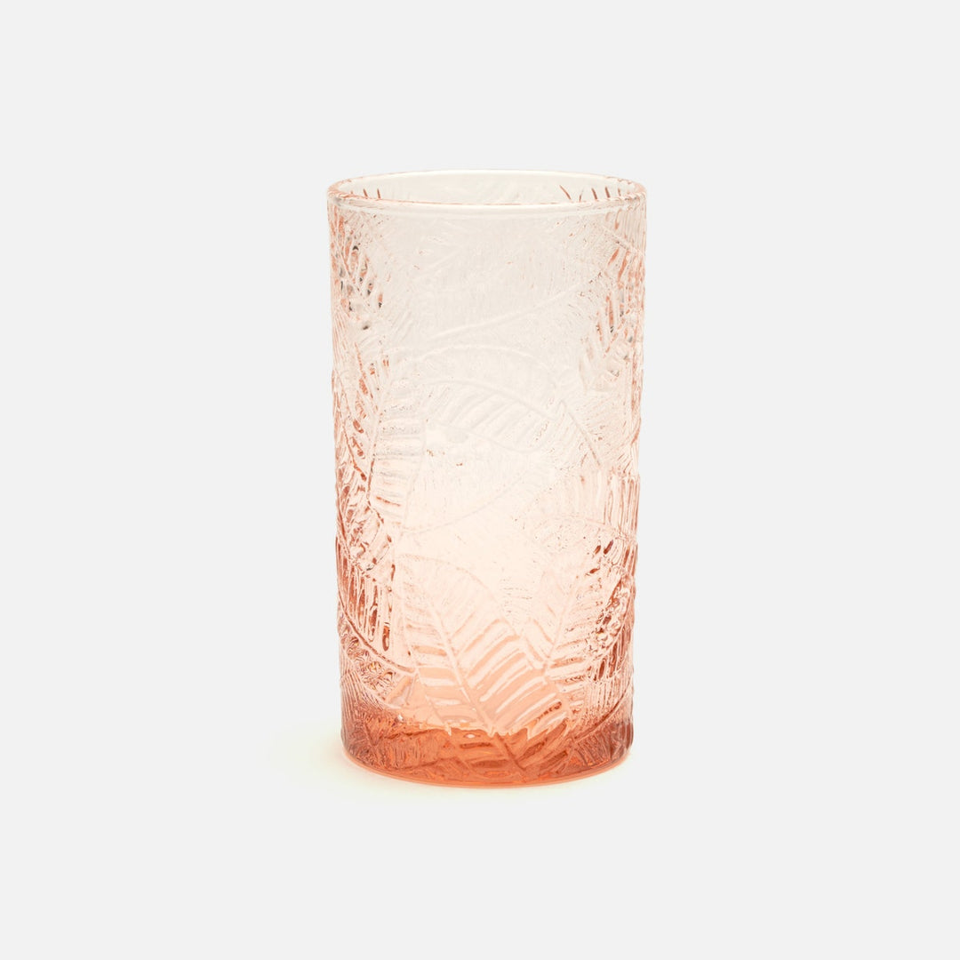 Peyton Pink Highball Glass Hand Blown Pack/6