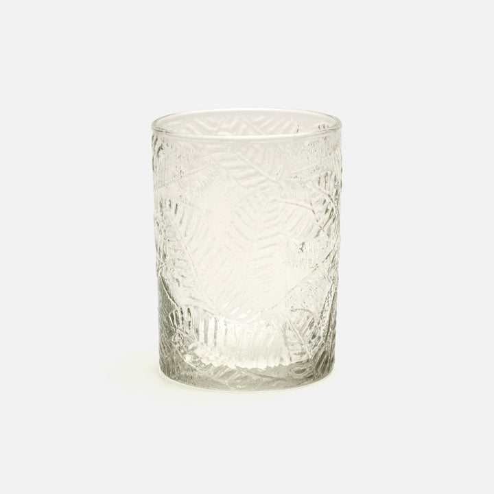 Peyton Clear Tumbler Glass Hand Blown Pack/6
