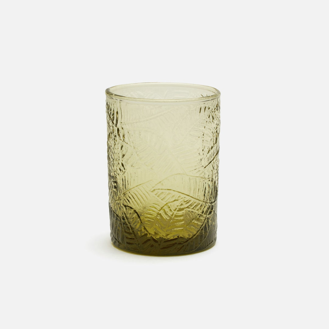 Peyton Sage Green Tumbler Glass Hand Blown Pack/6