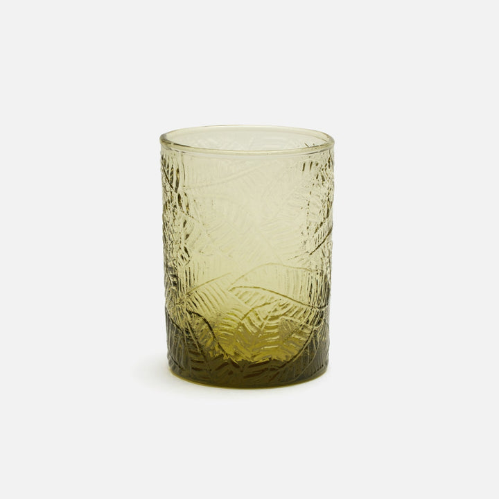 Peyton Sage Green Tumbler Glass Hand Blown Pack/6