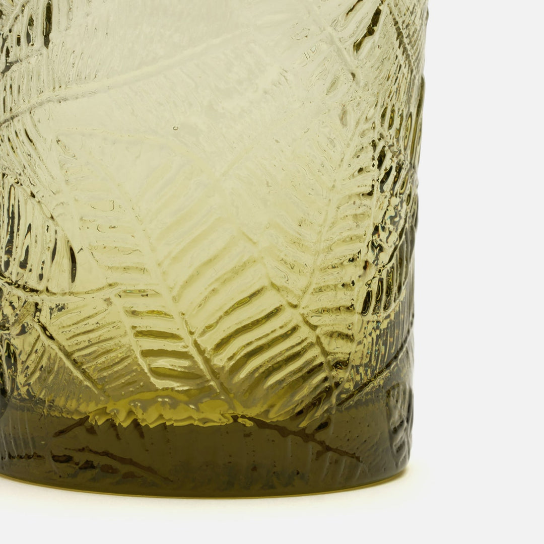 Peyton Sage Green Tumbler Glass Hand Blown Pack/6