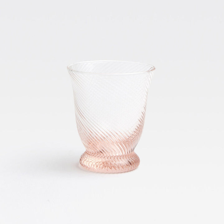 Pierre Pink Tumbler Glass Hand Blown Pack/6
