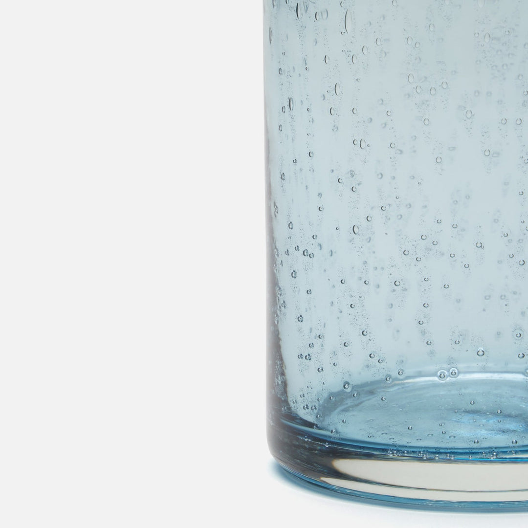 Quinn Charcoal Blue Highball Glass Hand Blown Pack/6