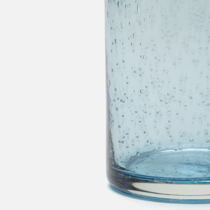 Quinn Charcoal Blue Highball Glass Hand Blown Pack/6