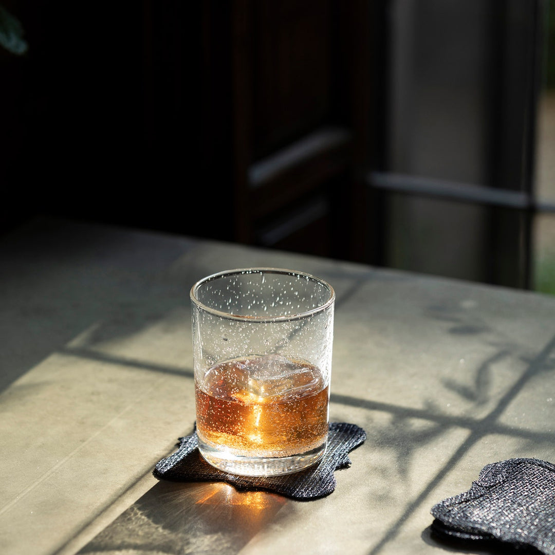 Quinn Clear Tumbler Glass Hand Blown Pack/6