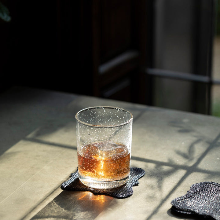 Quinn Clear Tumbler Glass Hand Blown Pack/6