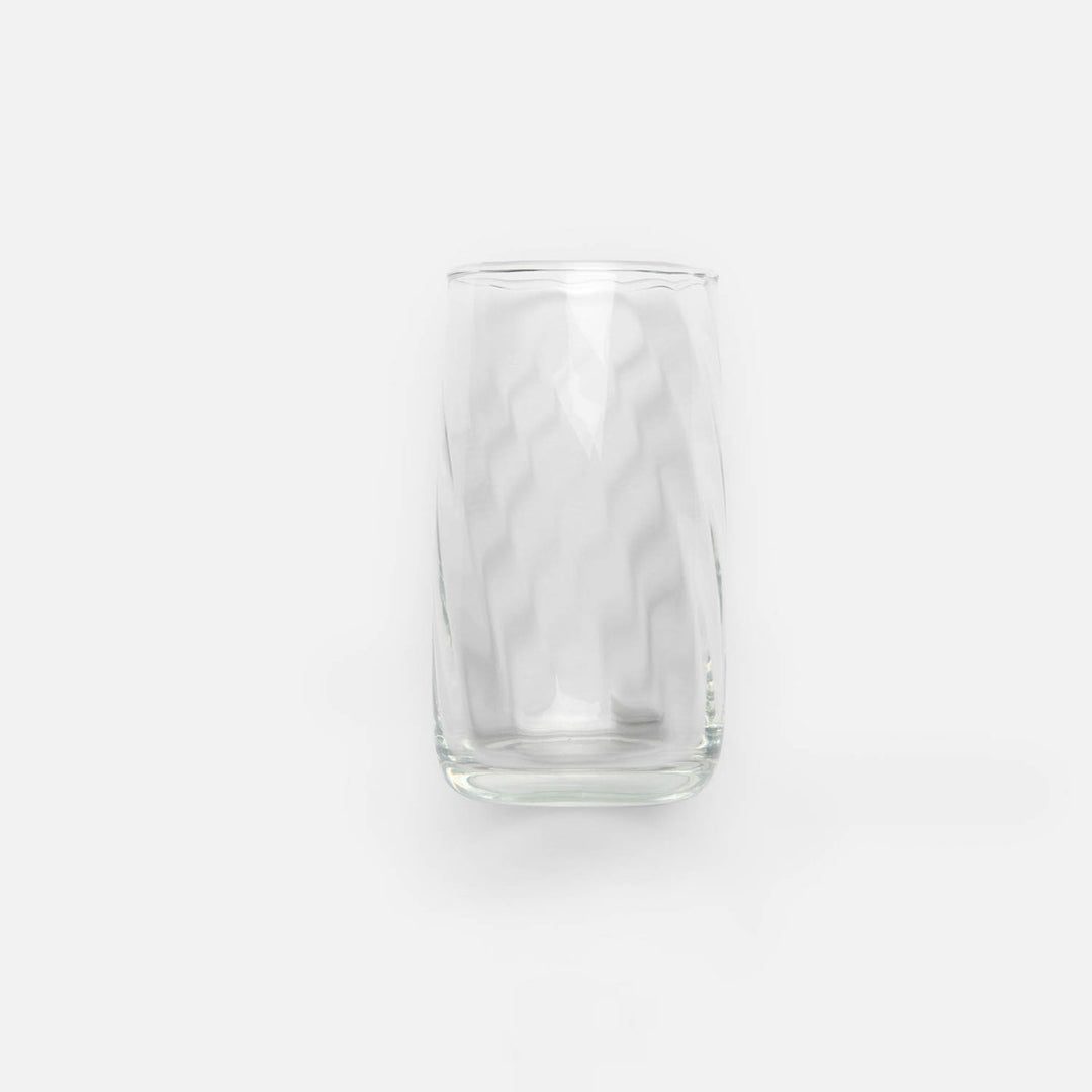 Ruby Clear Highball Glass Hand Blown Pack/6