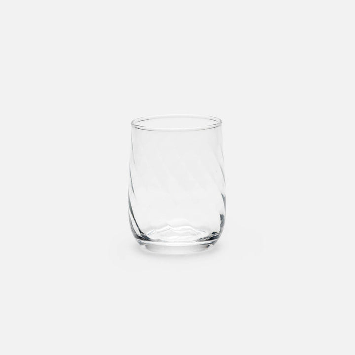 Ruby Clear Tumbler Glass Hand Blown Pack/6