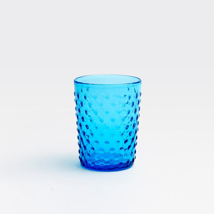 Sofia True Blue Tumbler Glass Hand Blown Pack/6
