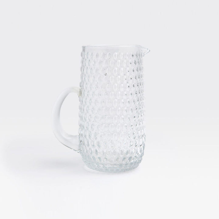 Claire Clear Pitcher Hand Blown 93Oz