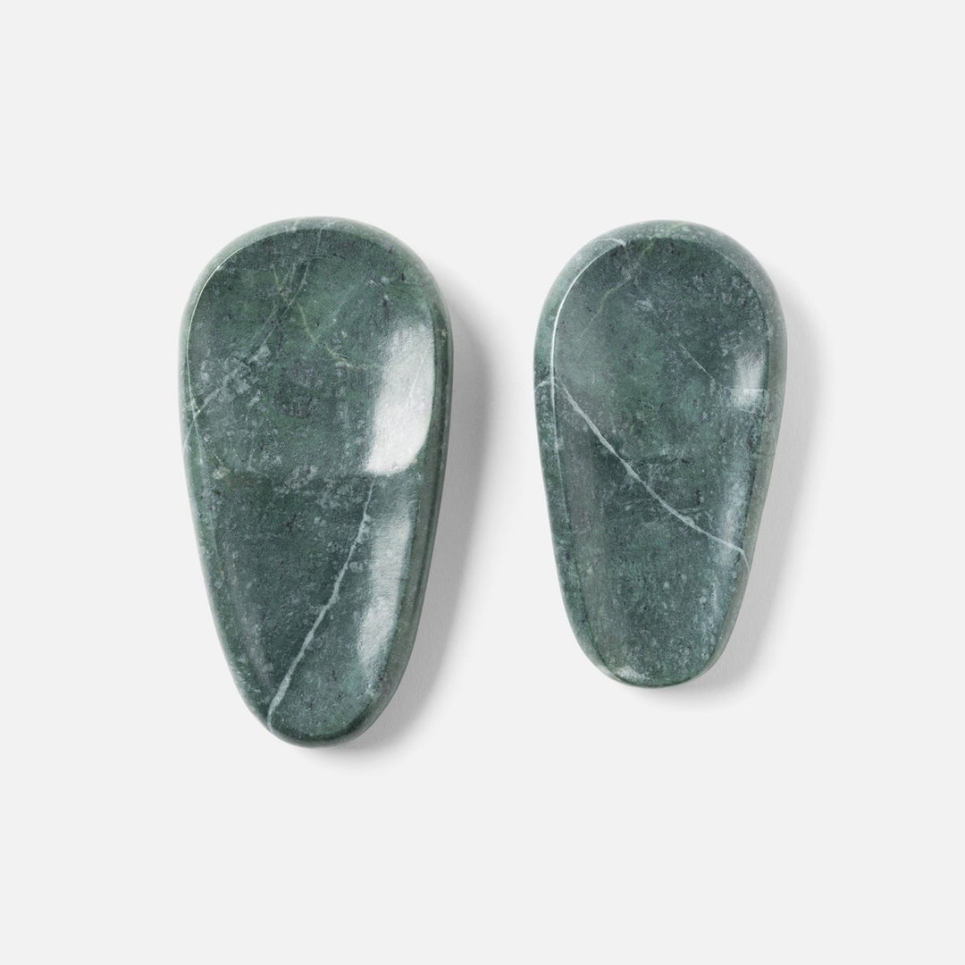 Neya Dark Jade Spoon Rest Marble Set/2