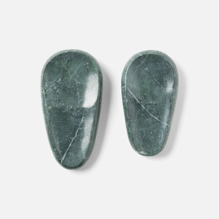 Neya Dark Jade Spoon Rest Marble Set/2