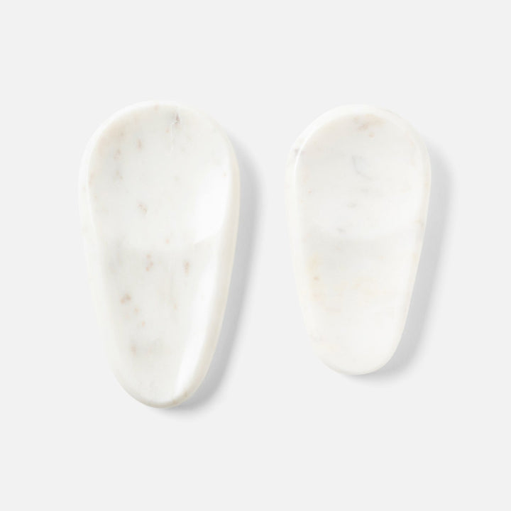 Neya White Spoon Rest Marble Set/2