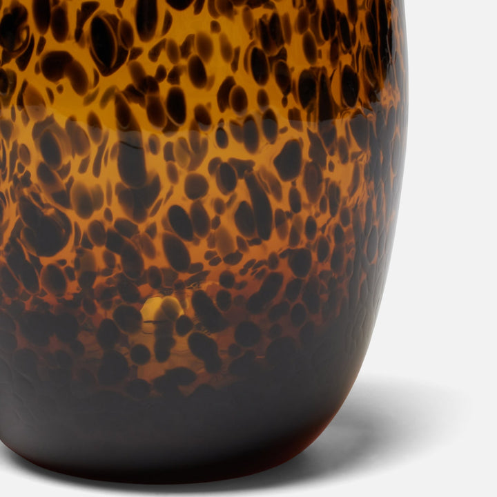 Andrew Tortoise Shell Pitcher Glass Hand Blown
