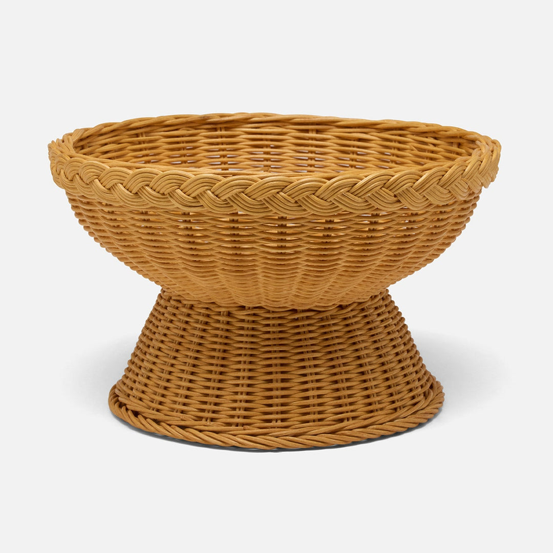 Annmarie Light Honey Fruit Bowl Woven Rattan