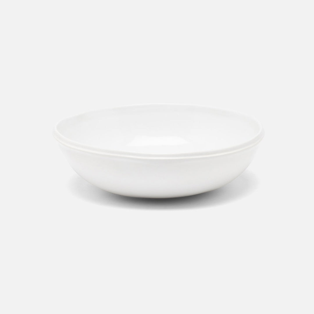 Ariana White Round Serving Bowls Small Stoneware Pack/2
