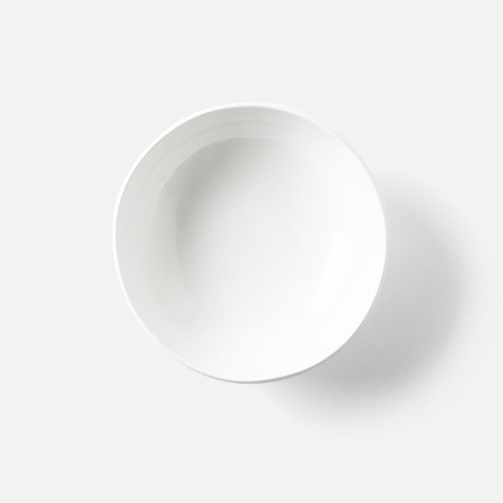 Ariana White Round Serving Bowls Small Stoneware Pack/2
