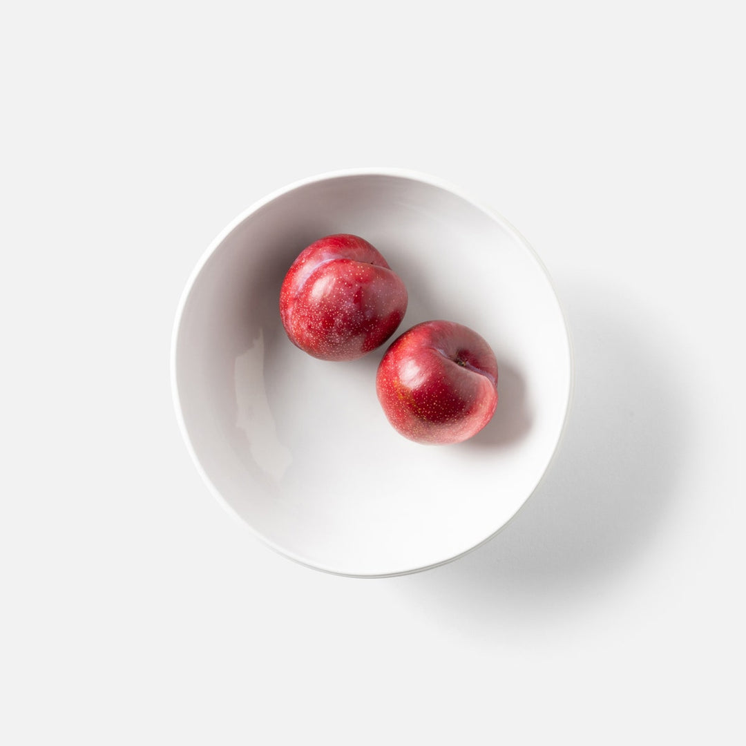 Ariana White Round Serving Bowls Small Stoneware Pack/2