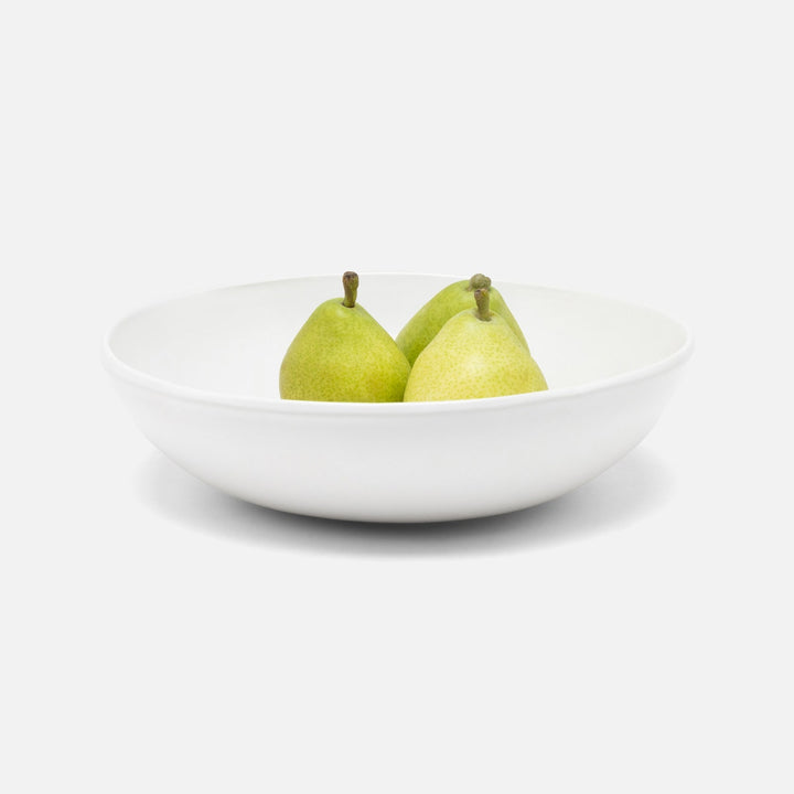 Ariana White Round Serving Bowls Stoneware Set/2