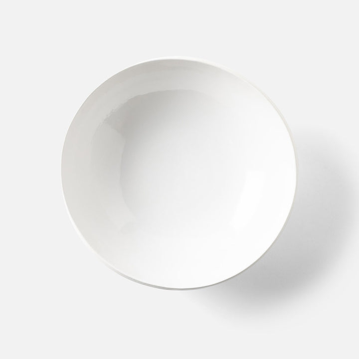 Ariana White Round Serving Bowls Stoneware Set/2