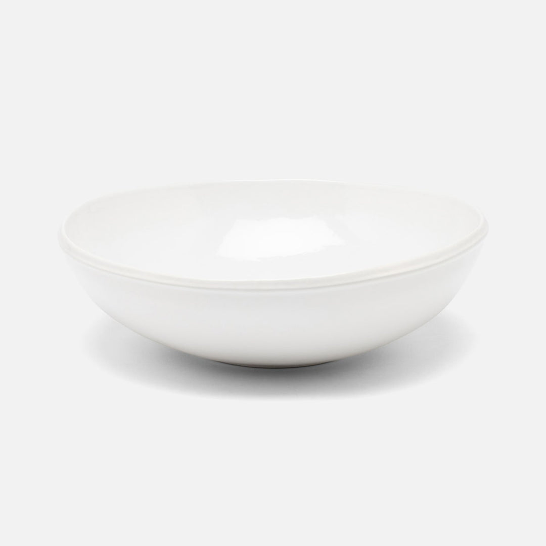 Ariana White Round Serving Bowls Stoneware Set/2