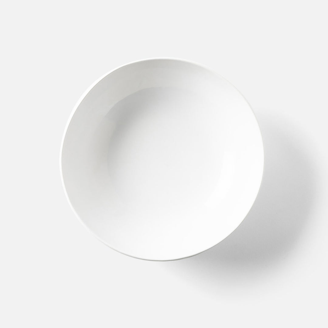 Ariana White Round Serving Bowls Stoneware Set/2
