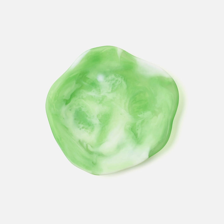 Beatrix Green Swirled Serving Trays Resin Set/2