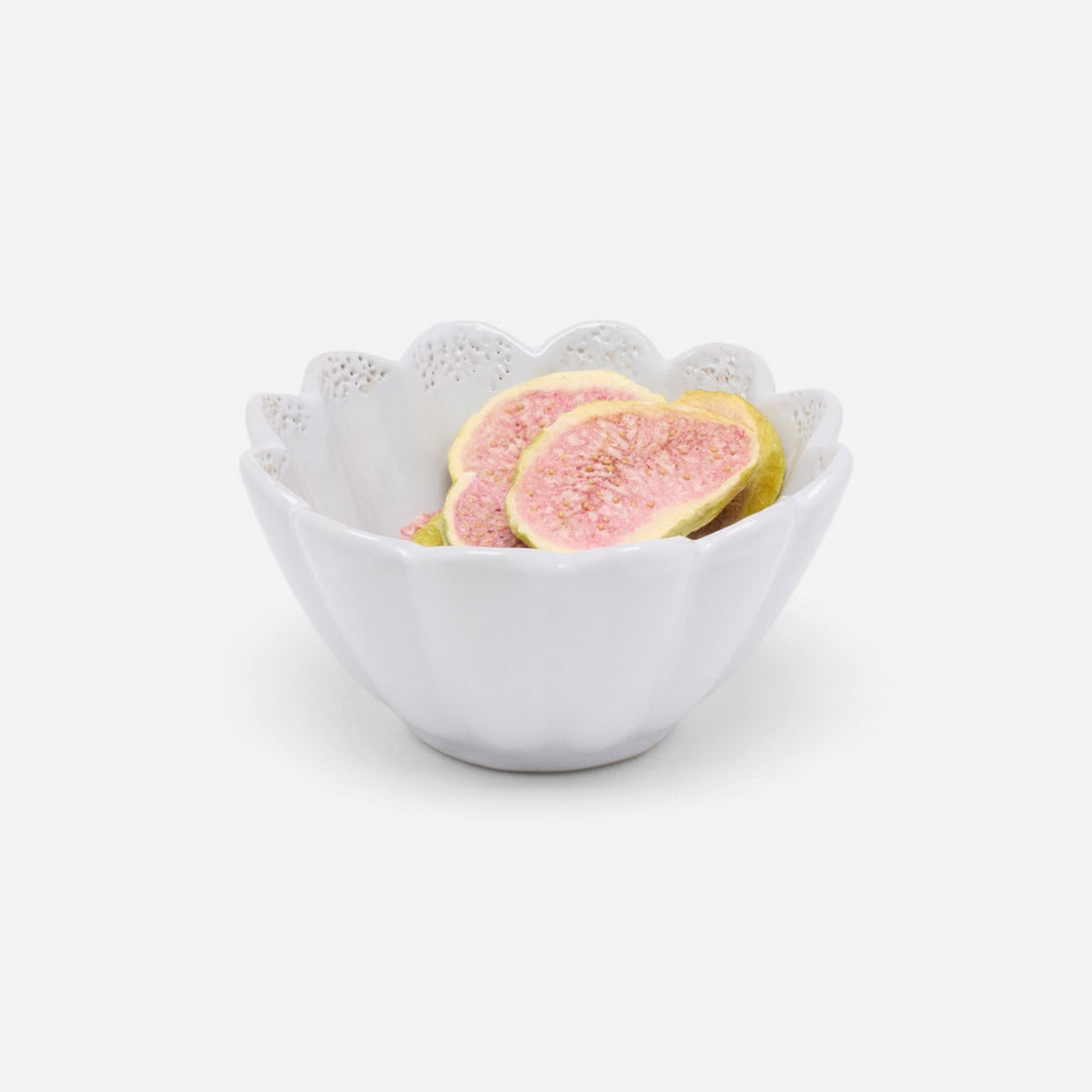 Camilla Cloud Gray Hors D'Oeuvre Bowl Stoneware Pack/4