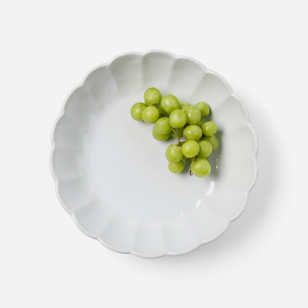 Camilla Cloud Gray Round Serving Bowl Stoneware Large Pack/2