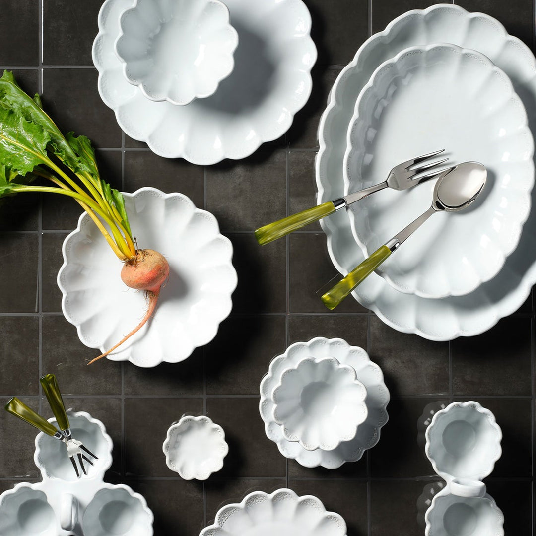 Camilla Cloud Gray Snack Bowl Double Stoneware Pack/2