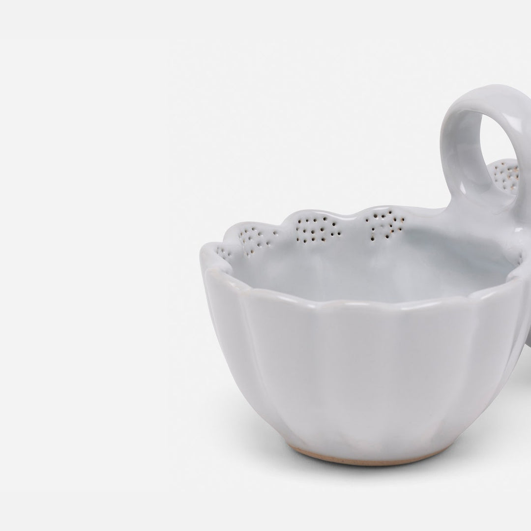 Camilla Cloud Gray Snack Bowl Double Stoneware Pack/2