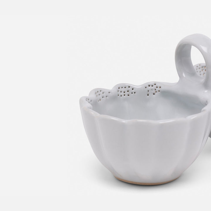 Camilla Cloud Gray Snack Bowl Double Stoneware Pack/2