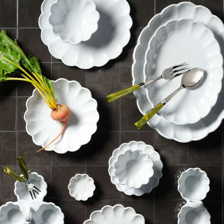 Camilla Cloud Gray Snack Bowl Triple Stoneware