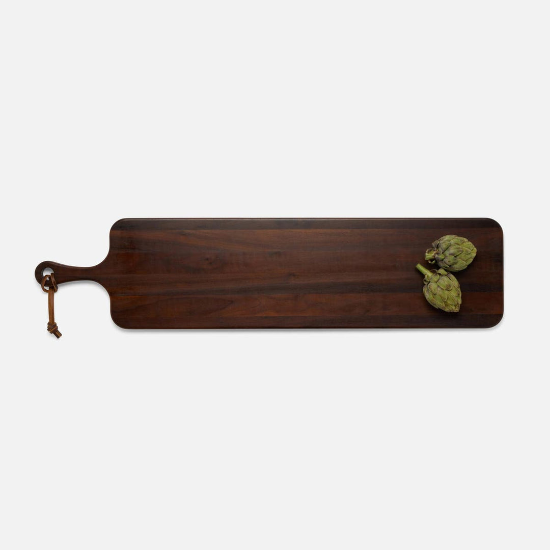 Edmund Natural Serving Board Walnut Wood 42X10