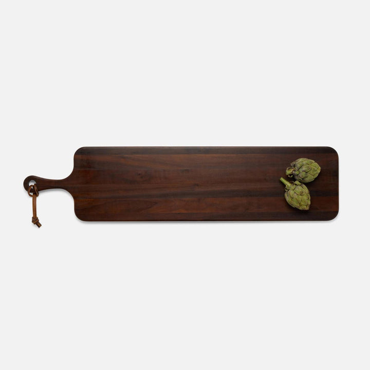 Edmund Natural Serving Board Walnut Wood 42X10