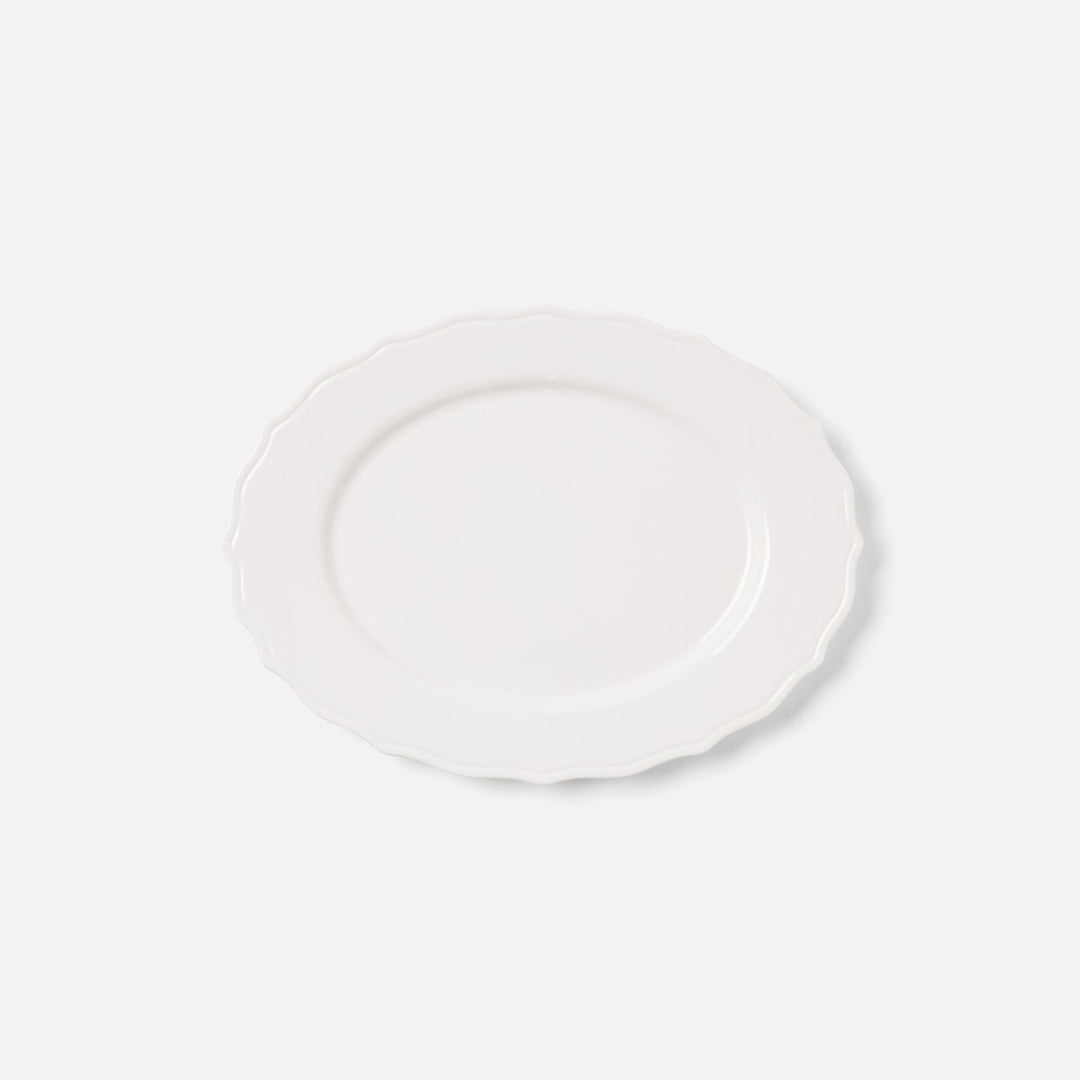Laguna White Oval Serving Platter Melamine Large Pack/2