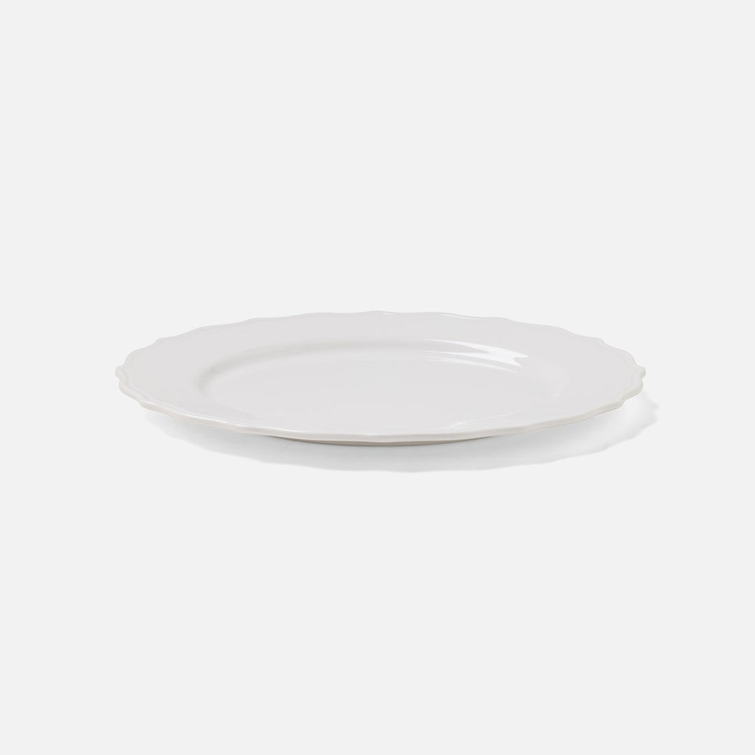 Laguna White Oval Serving Platter Melamine Large Pack/2