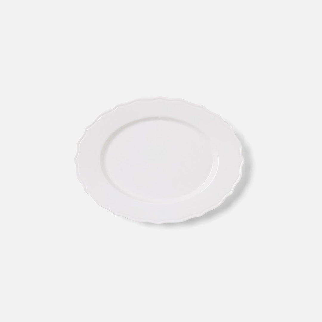 Laguna White Oval Serving Platter Melamine Small Pack/2