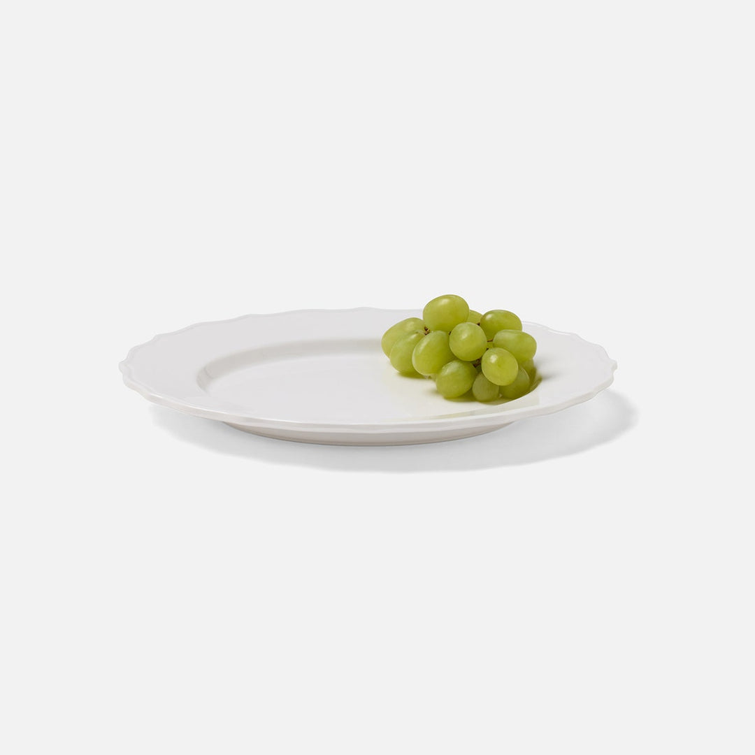 Laguna White Oval Serving Platter Melamine Small Pack/2