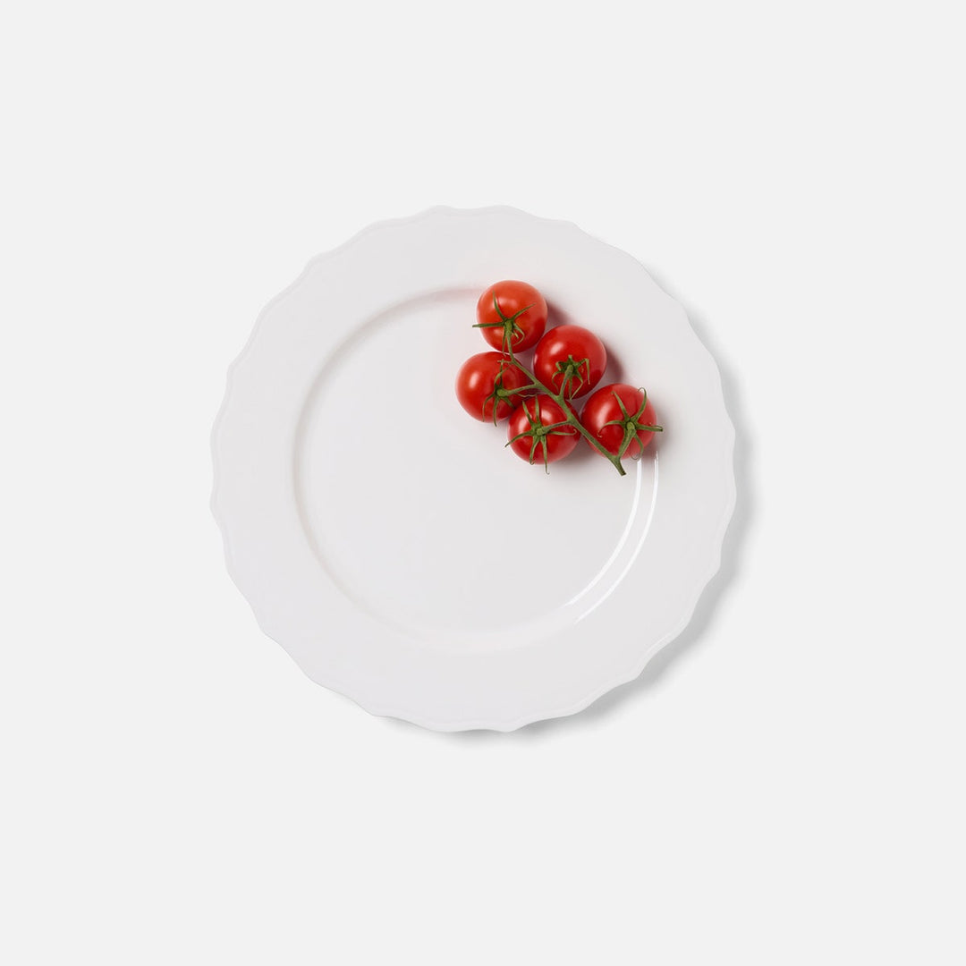 Laguna White Round Serving Platter Melamine Large Pack/2