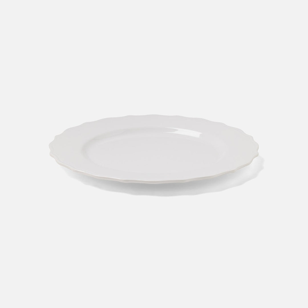 Laguna White Round Serving Platter Melamine Large Pack/2