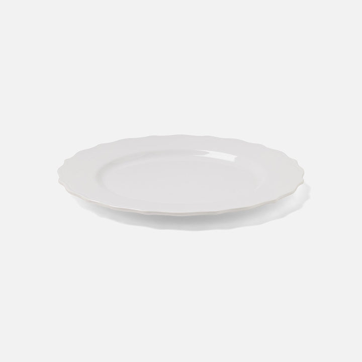 Laguna White Round Serving Platter Melamine Large Pack/2