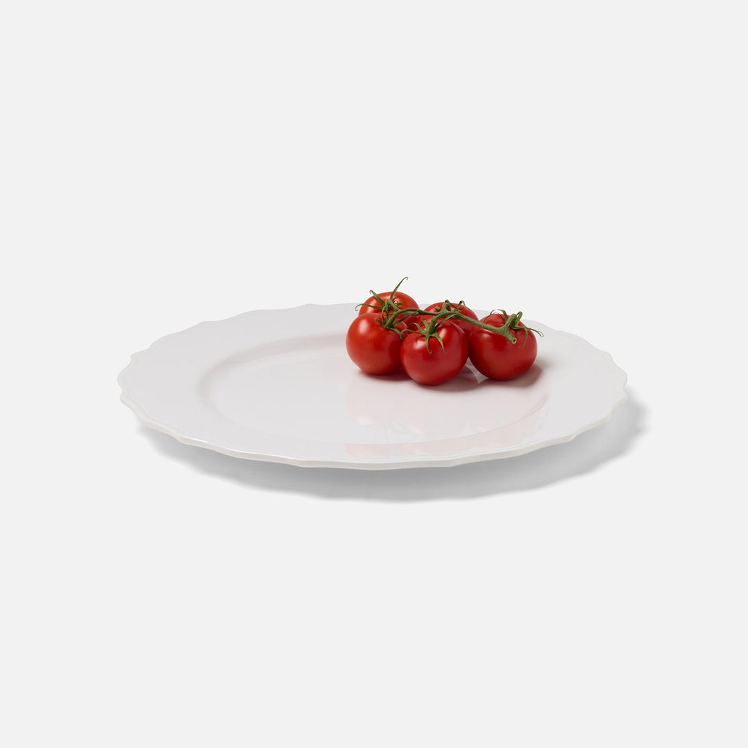 Laguna White Round Serving Platter Melamine Large Pack/2