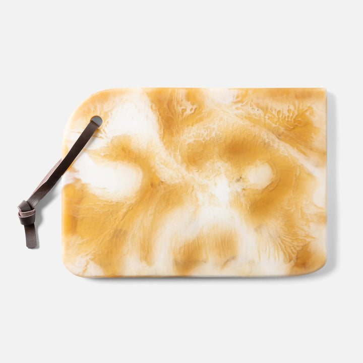 Noah Amber Swirled Serving Board Resin Large