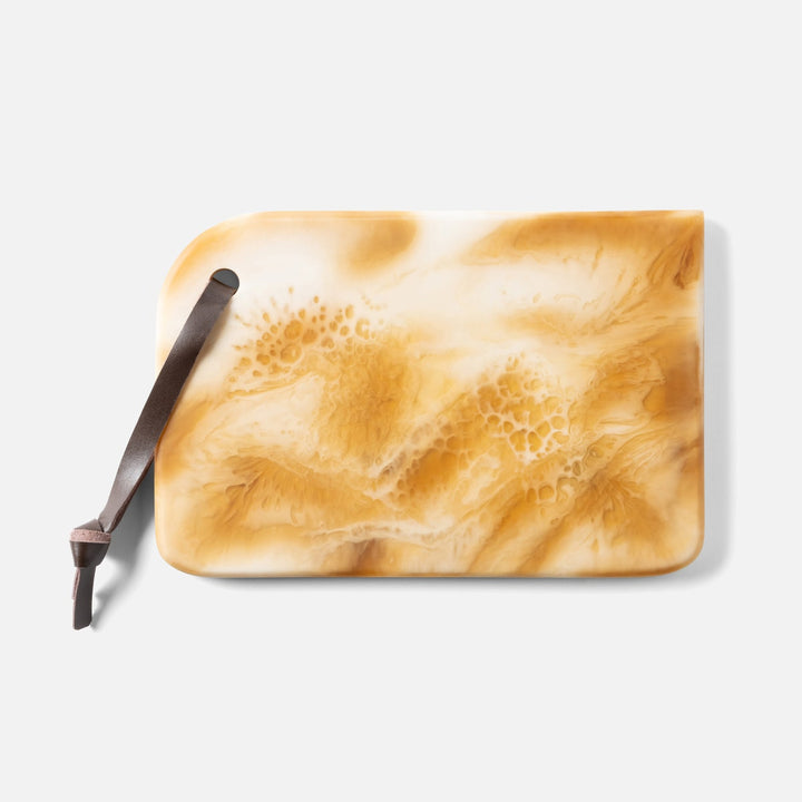 Noah Amber Swirled Serving Board Resin Small