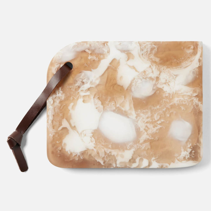 Noah Brown Swirled Serving Board Resin Small